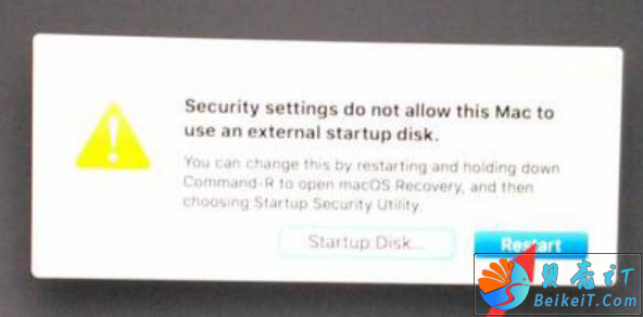 1.png 苹果Macbook无法引导USB启动|苹果笔记本关于启动安全性实用工具导致无法从USB启动解决方案 第1张